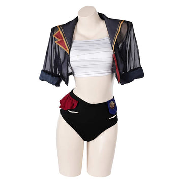 League of Legends Vi Cosplay Disfraz Adulto Hombre Mujer Traje De Carnaval Halloween Fiesta